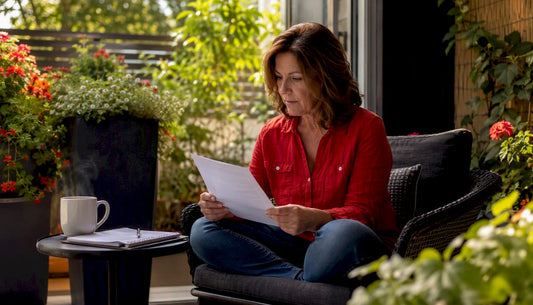 Homeowner reviewing basement apartment checklist