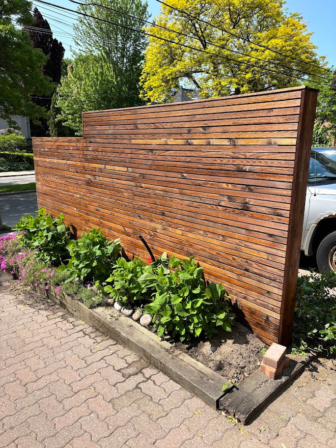 Cedar Fence Restoration in Toronto