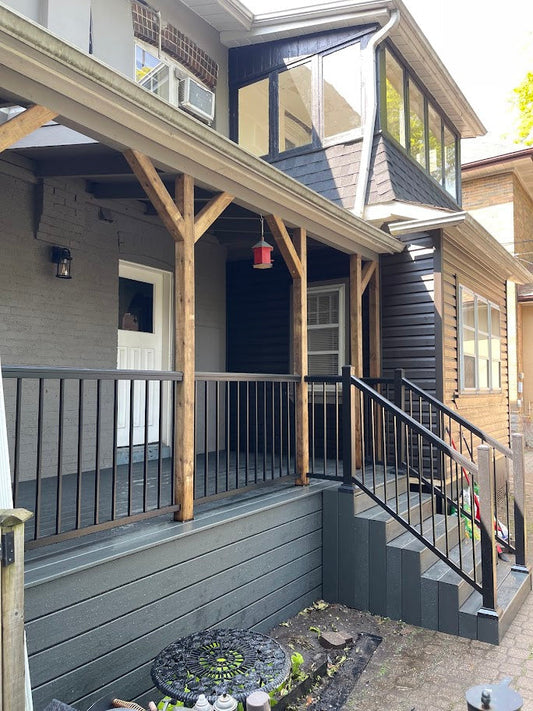Downtown Toronto Exterior Makeover: New Porch, New Siding, New Life