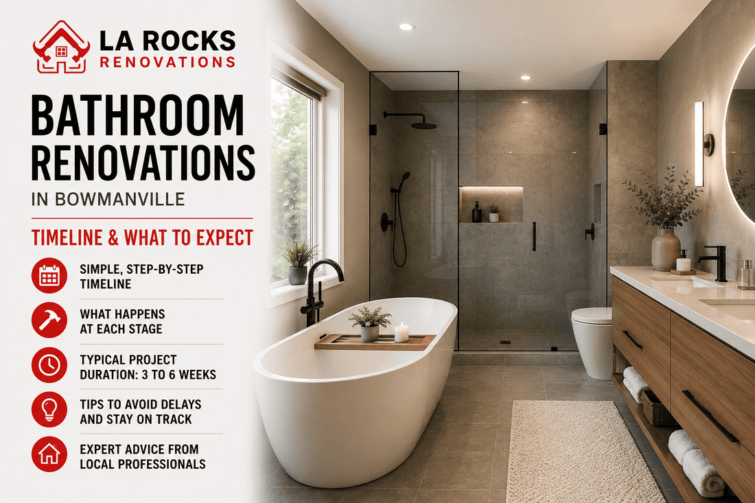 Bathroom Renovations in Bowmanville: Timeline & What to Expect