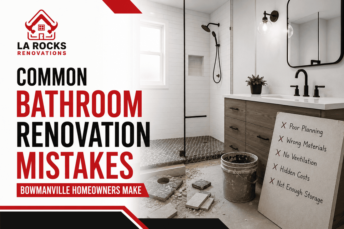 Common Bathroom Renovation Mistakes Bowmanville Homeowners Make