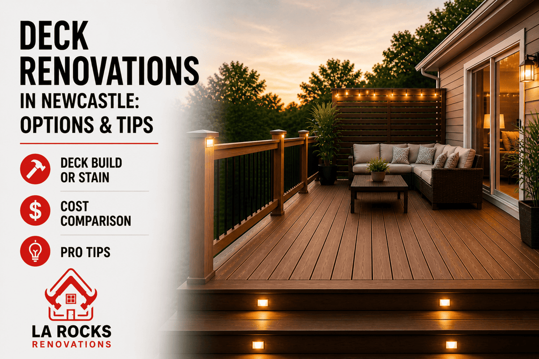 Deck Renovations in Newcastle: Build or Stain?