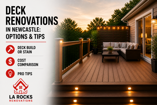 Deck Renovations in Newcastle: Build or Stain?