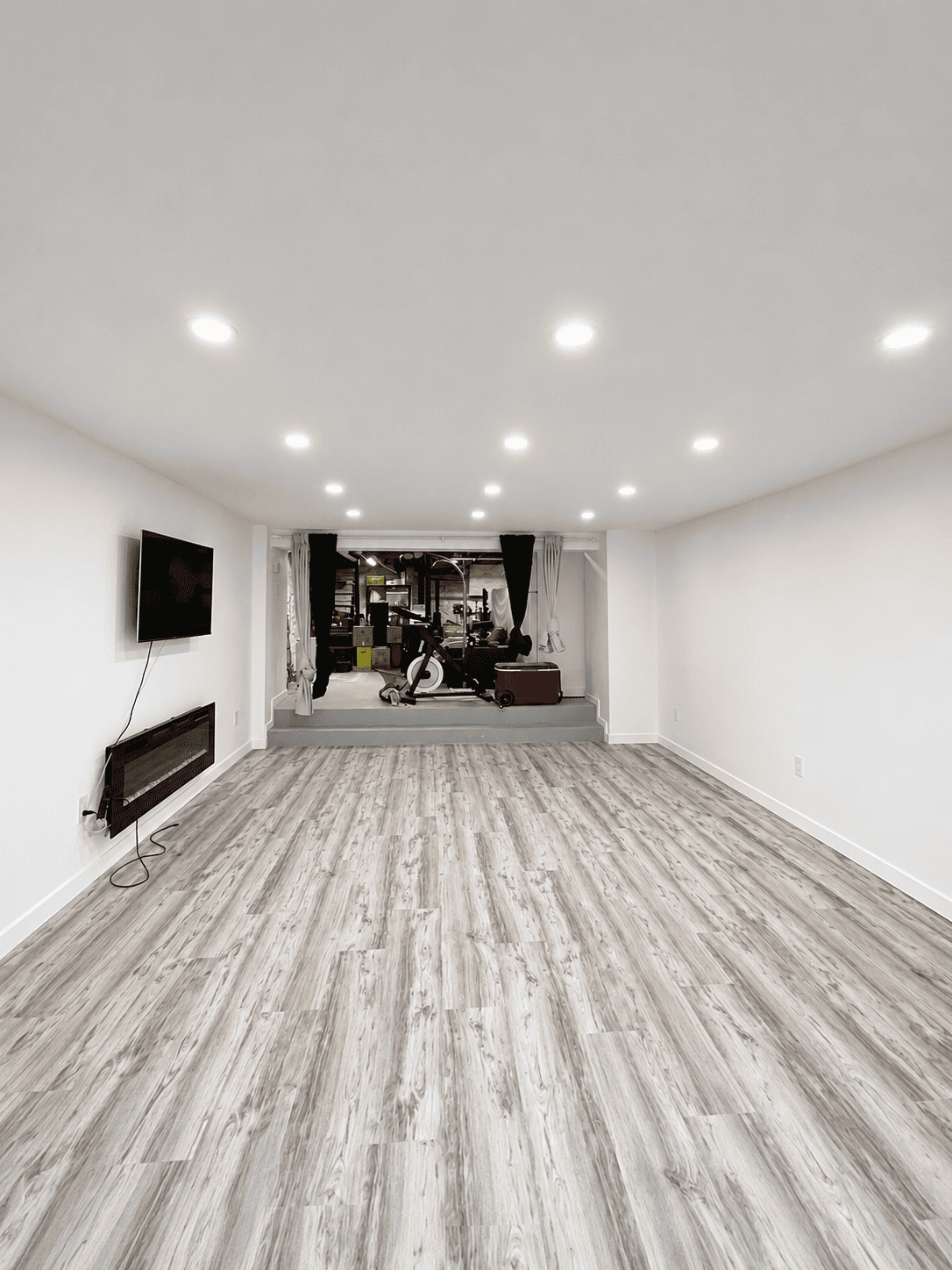 Basement Ceiling Restoration Completed in Newtonville