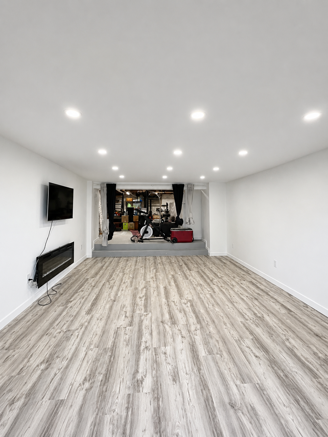 Basement Ceiling Restoration Completed in Newtonville