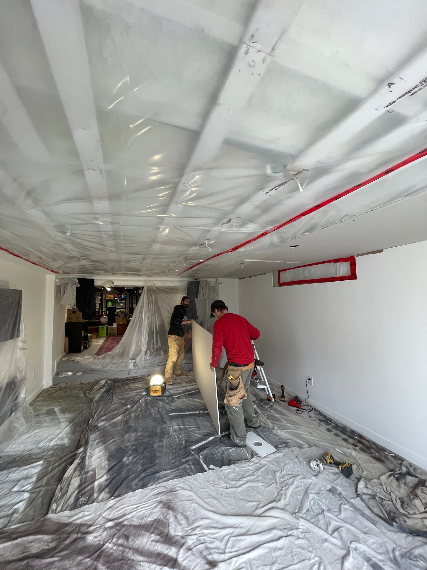 Basement renovation completed by our team in Newtonville, Ontario
